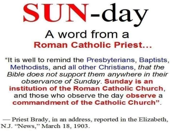 March 18, 1903 Elizabeth, New Jersey news report of Priest Brady's address, 'A Word from a Catholic Priest,' on Sunday