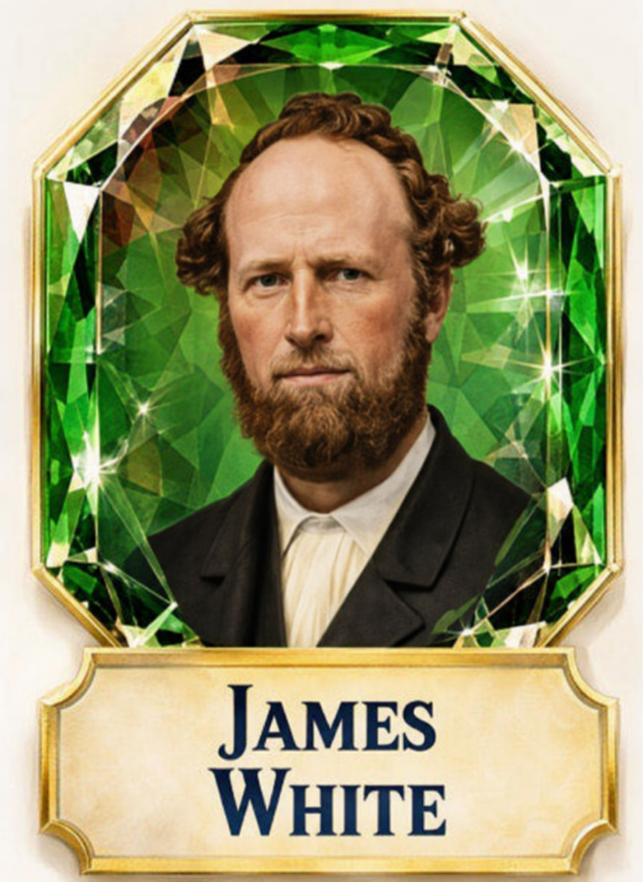 James White Advent pioneer jewel